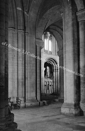 LOOKING ACROSS NAVE FROM S.W. CORNOR OF N.E. TRANSEPT